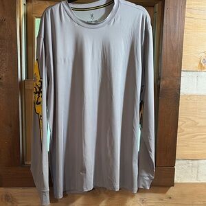 Browning Gray Long Sleeve Tee